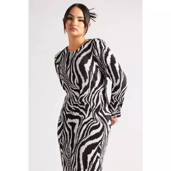 Plisse Maxi Dress