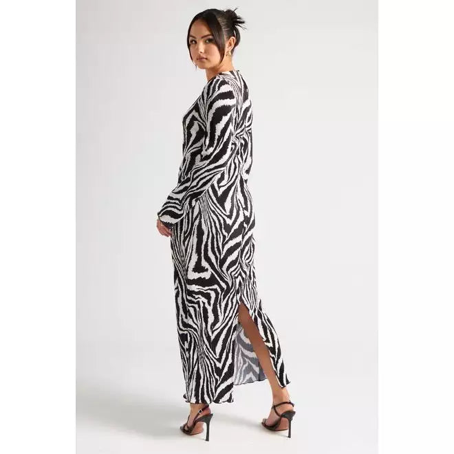 Plisse Maxi Dress