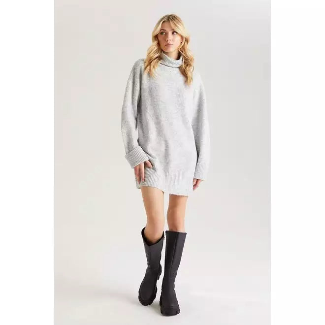 Mini Roll Neck Drees
