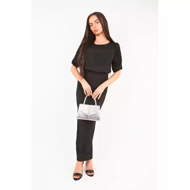Short Sleeve Maxi Dress