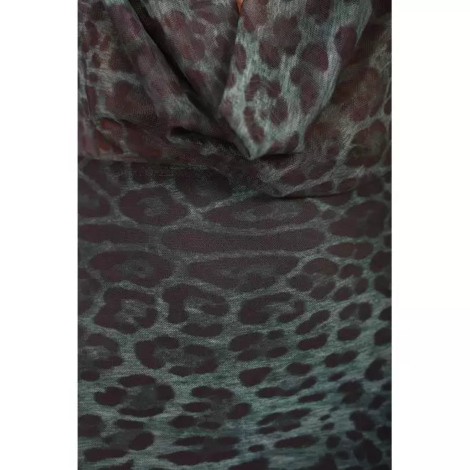 Cowl Neck Backless Maxi Dress
