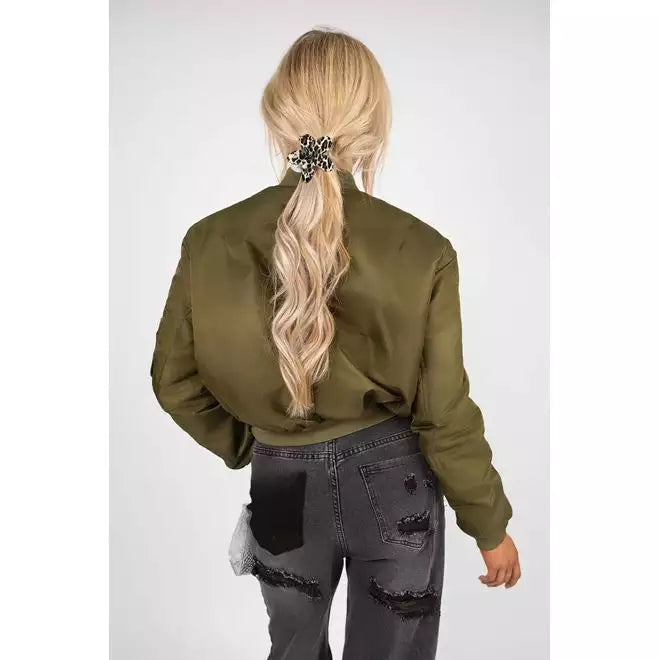 Long Sleeve Zip Up Puffer Jacket