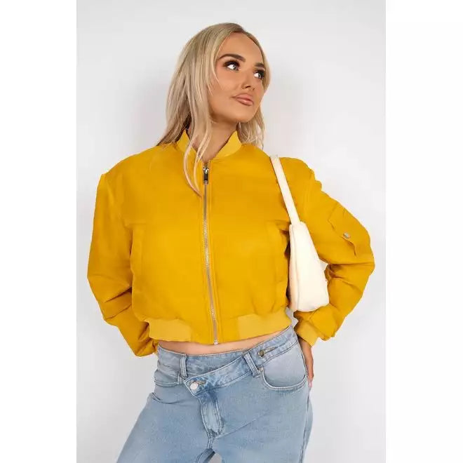 Long Sleeve Zip Up Puffer Jacket