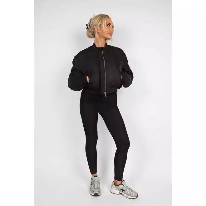 Long Sleeve Zip Up Puffer Jacket