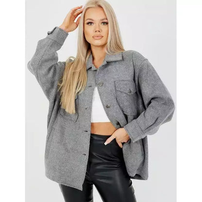 Classic Thick Shirt Jacket Shacket
