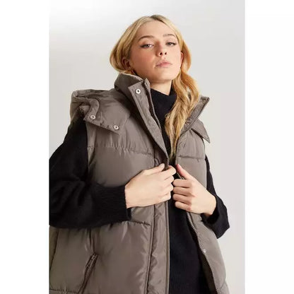 Longline Puffer Gilet