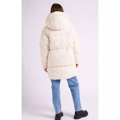 Mid length puffer coat