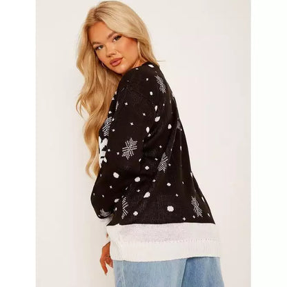 Christmas Rudolph Reindeer Snow Flake Jumper