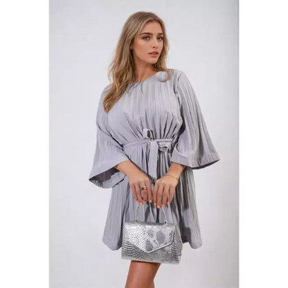 Tie Waist Mini Dress