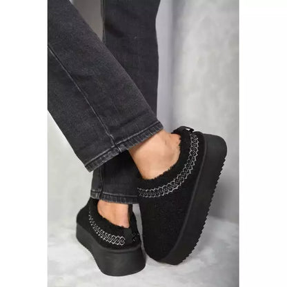 Thick Sole Fluffy Slippers