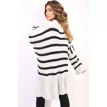 Neck Oversized Open Shoulder Jumper