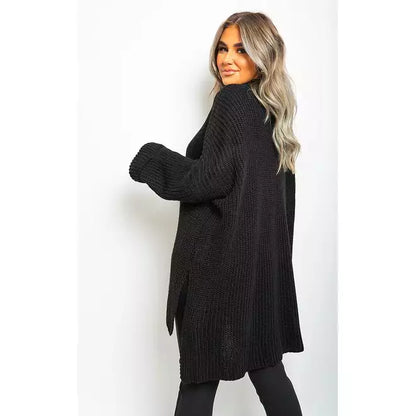 Oversized Long Sleeve Knitted Jumper