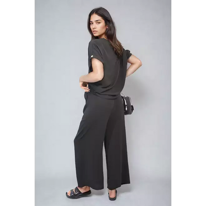 Top and Wide Leg Trousers Co-ord Set