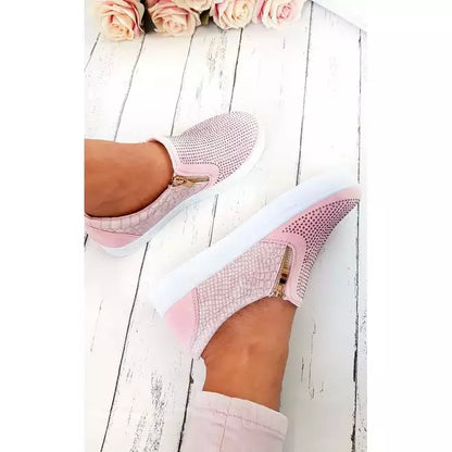 Suede Zip Pumps Trainers