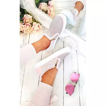 Suede Zip Pumps Trainers