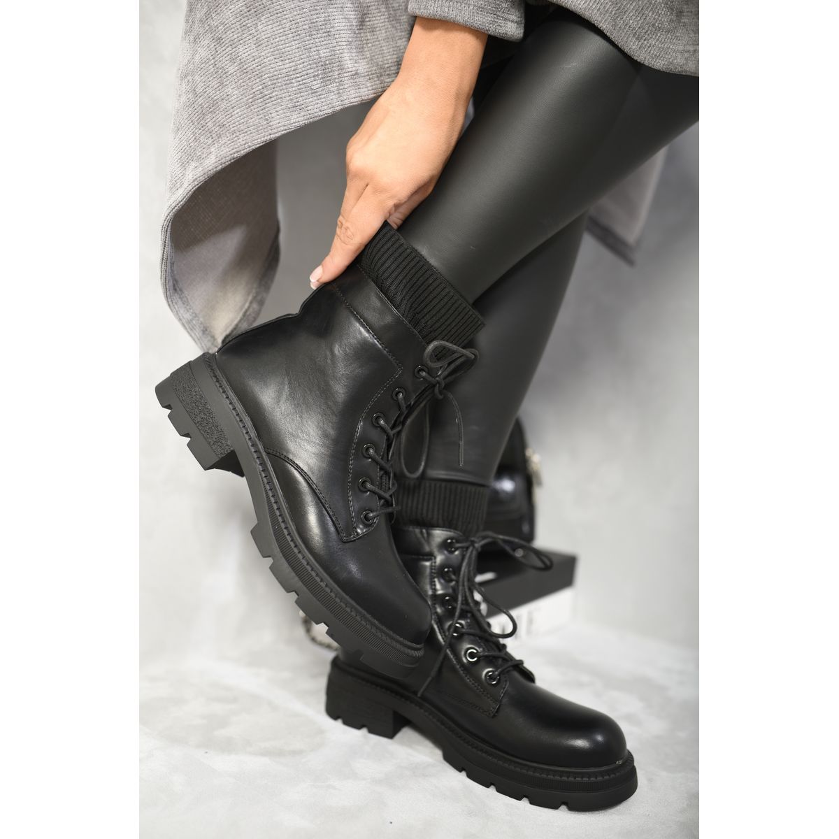 Lace Up Ankle Boots