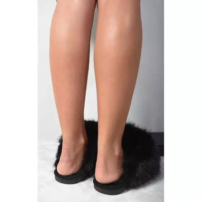 Faux Fur Slippers