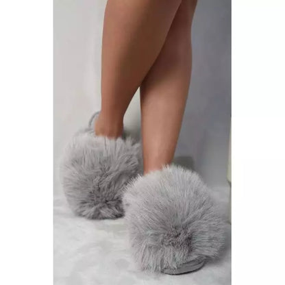 Faux Fur Slippers