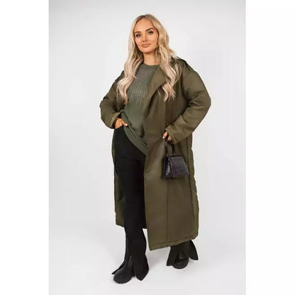 Padded coat with side pocket