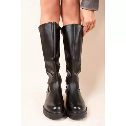 Knee High Zip-Up Boots