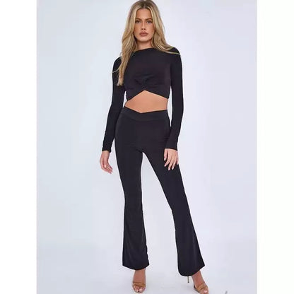 Crossover flared co-ord