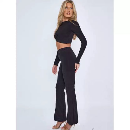 Crossover flared co-ord