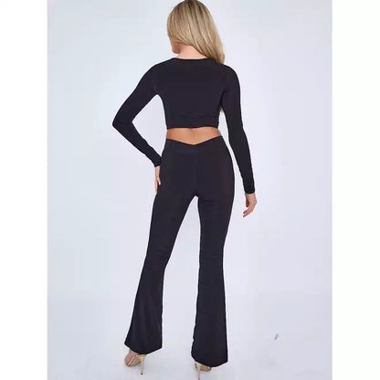 Crossover flared co-ord