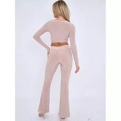 Crossover flared co-ord