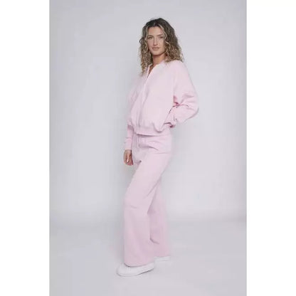Oversized Bomber Style Fleece Zipper Co-ord