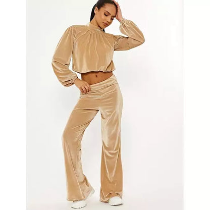 Velour Top and Trousers co-ord
